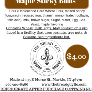 Maple Sticky Bun