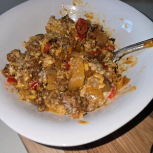 Beefy Cheesy Mexican Rice Bowl (CANNOT BE SHIPPED)
