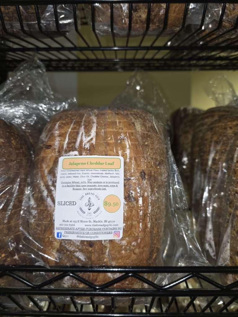 Jalapeno Cheddar Sourdough (Saturday pick up or shipping only)